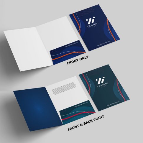 Pocket Folder - 9x12, printed full color